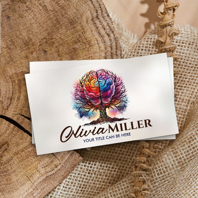 Carte De Visite Branches Minérales - L'Arbre Cerveau (Créateur téléchargé)