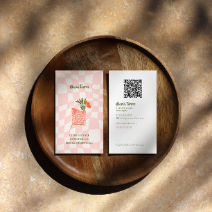 Carte De Visite Branding de mixologue   Bar mobile inspiré des coc