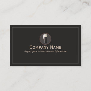 Carte De Visite Brasserie Dark Craft Beer Cicerone