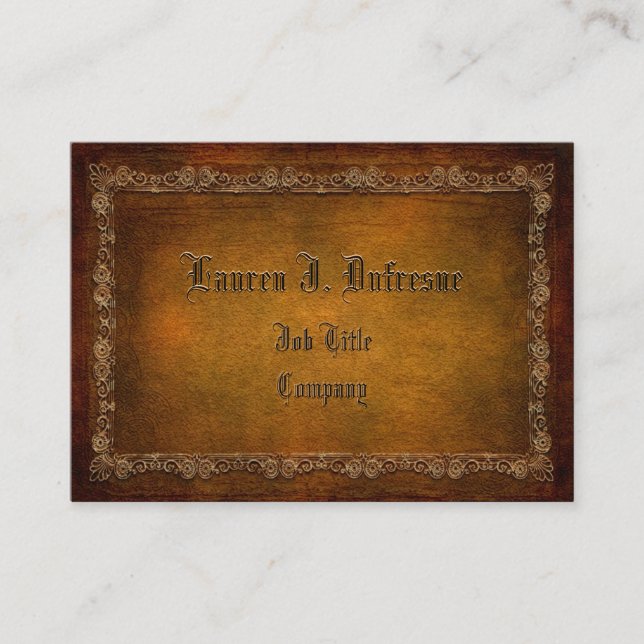 Carte De Visite Braxton personnalisable (Devant)