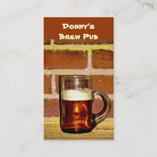 Carte De Visite Brew Pub (Devant)
