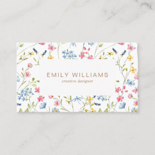 Carte de visite Bright Flowers