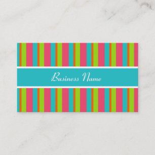 Carte de visite Bright Stripes