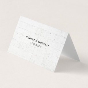 Carte De Visite Brique murale unique moderne minimaliste simple