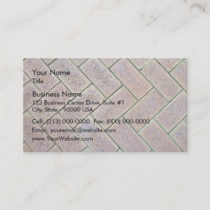 Carte De Visite Brique pavant la texture