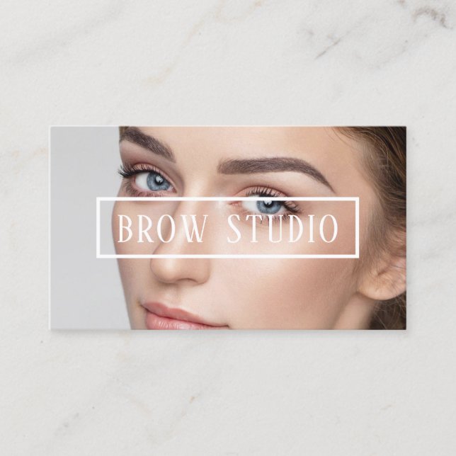 Carte De Visite Broches Ombre et cils (Devant)