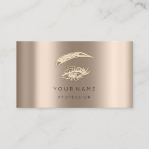 Carte De Visite Brochures professionnelles Rose de maquillage Blus