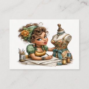 Carte De Visite Broderie / Couture / Couturière 