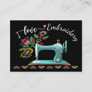 Carte De Visite Broderie - Mode - Marque