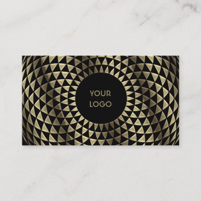 Carte De Visite BRONZE MANDALA I Cartão de Visita (Devant)