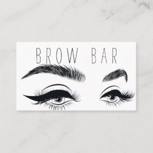 Carte De Visite Brosses et cils Microblading, Extensions Eyelash