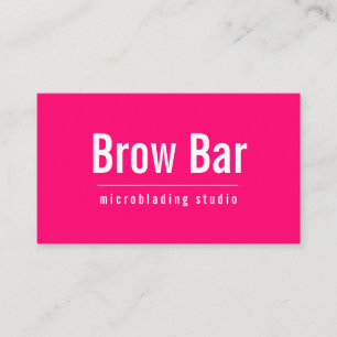 Carte De Visite Brosses et cils Microblading, Extensions Eyelash