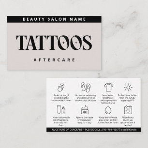 Carte De Visite Brosses roses modernes - Instructions de lancement