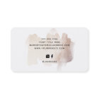Brouillon Chic | Faux Rose Gold en blanc