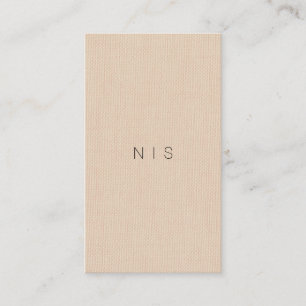 Carte De Visite Brown linéaire minimaliste classique Arrière - pla