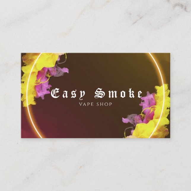 Carte de visite Brown Vape Shop (Devant)