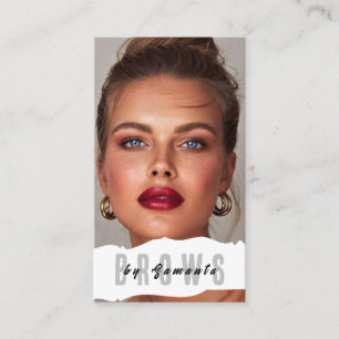 Carte De Visite Broyage PMU Microblading Henna Salon Busin