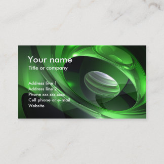 Carte De Visite Bruit de vert