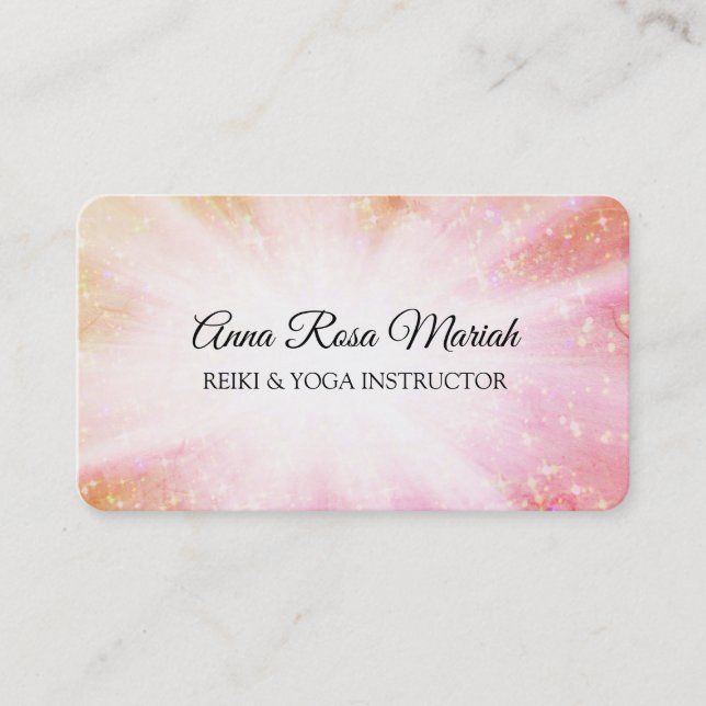 Carte De Visite *~* Brûlures de guérison de l'énergie Reiki - Rayo (Devant)