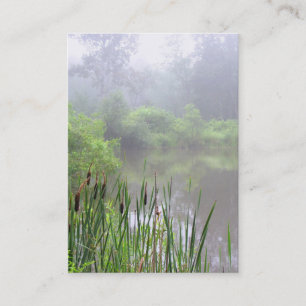 Carte De Visite Brume de matin sur l'ATC d'étang