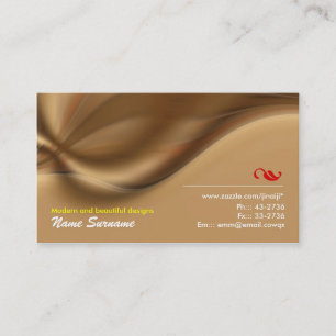 carte de visite brun