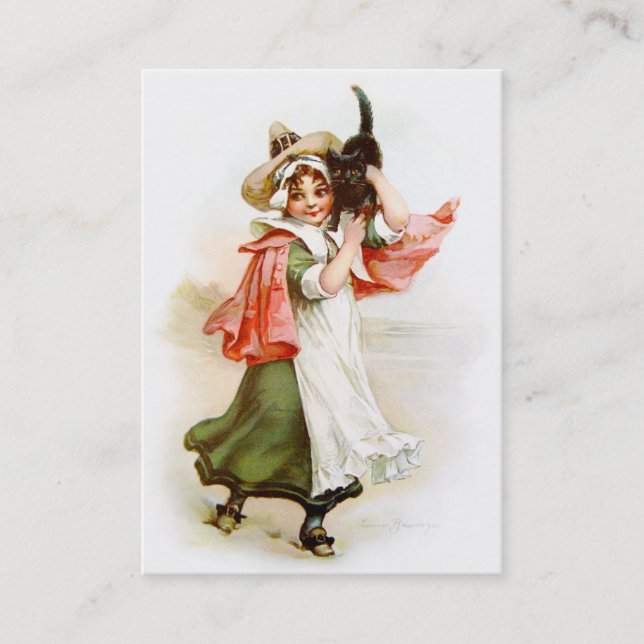 Carte De Visite Brundage : Peu de sorcière de Salem (Devant)