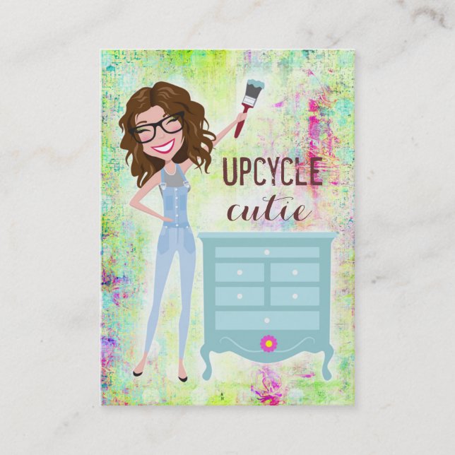 Carte De Visite Brune de 311 Upcycle Cutie (Devant)