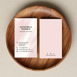 Carte De Visite Brush Stroke Texture Modern Business card template