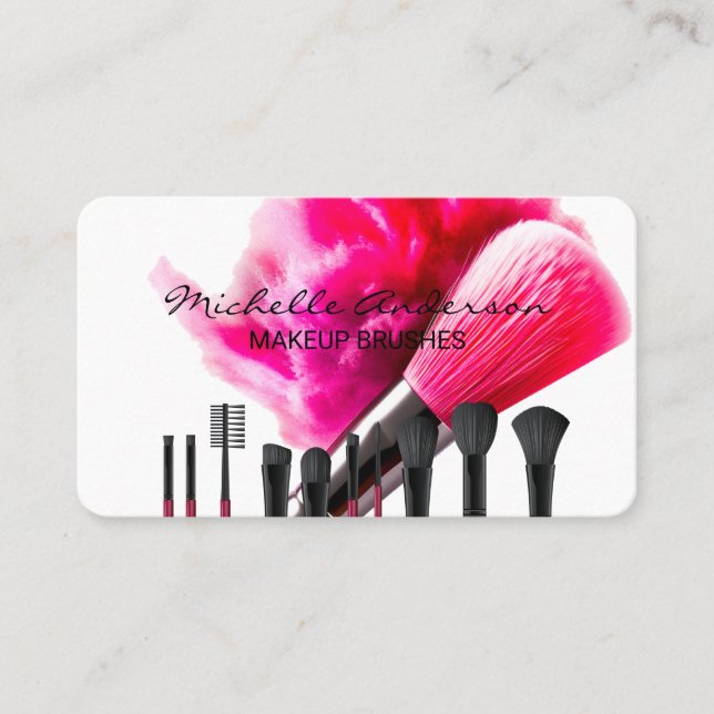 Carte De Visite Brushes | Make Up Tools | Womens Beauty (Devant)