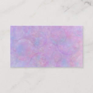 Carte De Visite Bubbles Pastel