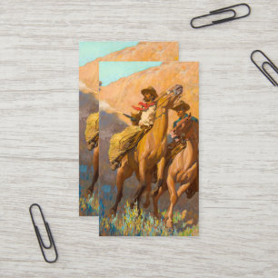 Carte De Visite Buck Peters, Ranchman par Maynard Dixon