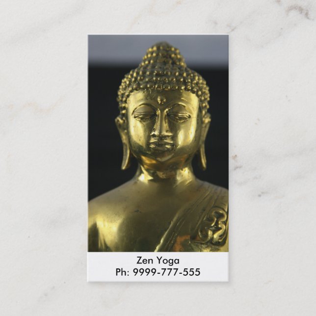Carte de visite Budha (Devant)
