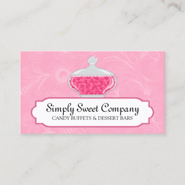 Carte De Visite Buffet de sucrerie et de dessert (Devant)