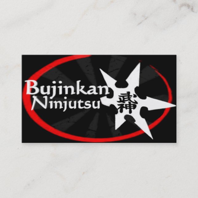 Carte De Visite Bujinkan Ninjutsu (Devant)