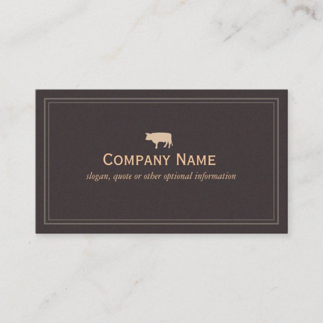 Carte de visite Bull (Devant)