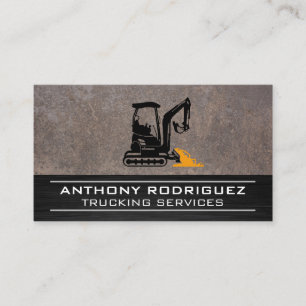 Carte De Visite Bull Dozer   Véhicule de construction