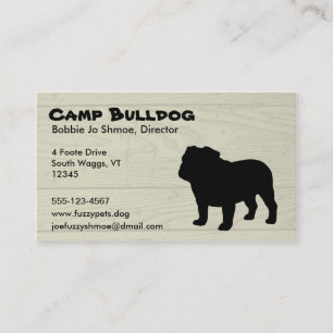 Carte De Visite Bulldog