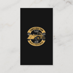 Carte De Visite bulldozer