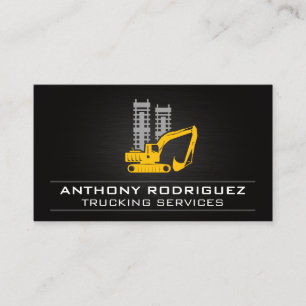 Carte De Visite Bulldozer   Véhicule de construction