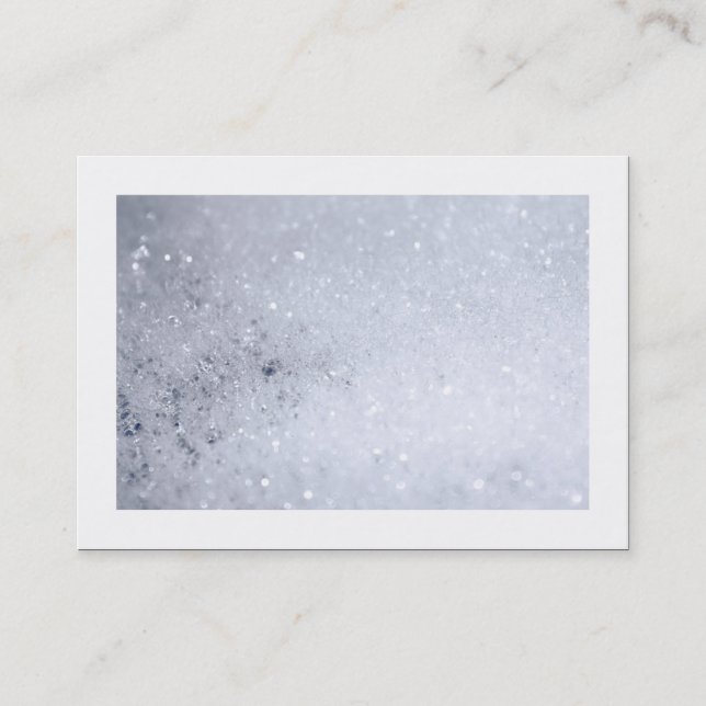 Carte De Visite Bulles de Savon (bordées) (Devant)