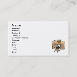 Carte De Visite Bureau de bouteille de bateau