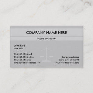 Carte De Visite Bureau de justice