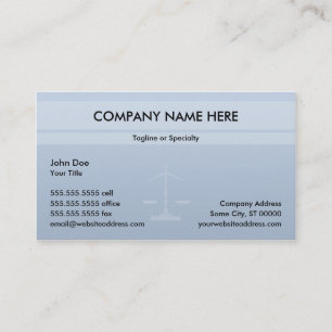 Carte De Visite Bureau de la justice