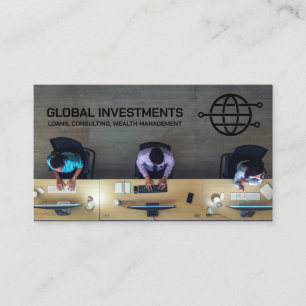 Carte De Visite Bureau d'entreprise Vue supérieure