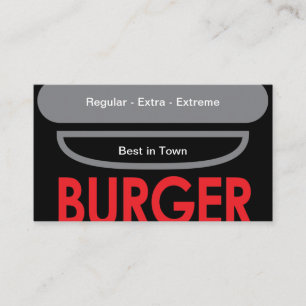 Carte De Visite Burger