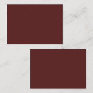 Carte De Visite Burgundy Deep Red Personnalisé