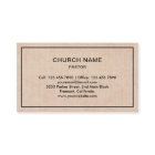 Burlap Rustique Jésus Christ Cross Pasteur