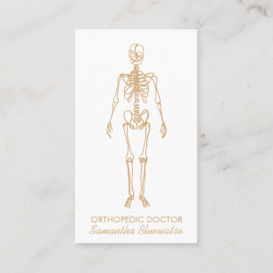 Carte De Visite Burly Wood Sand Squelette orthopédique sculpt