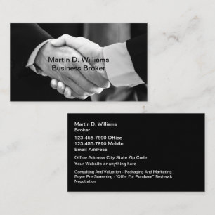 Carte De Visite Business Broker Et Marketing Réseau