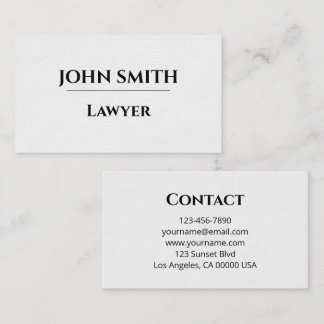 Carte De Visite Business card